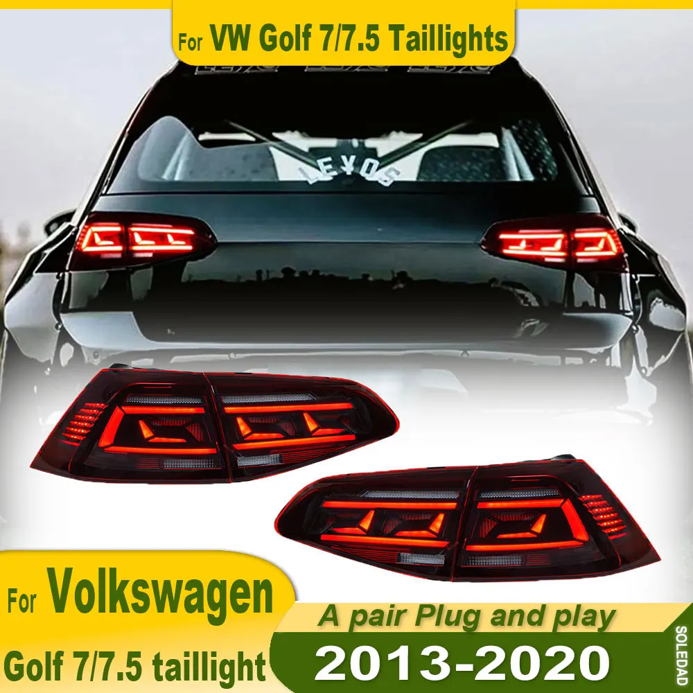 Car Lights For VW Volkswagen Golf 7/7.5 2013-2020 Taillight 7.5 Full LED Tail lights Assembly DRL Turn Signal Car Accessories