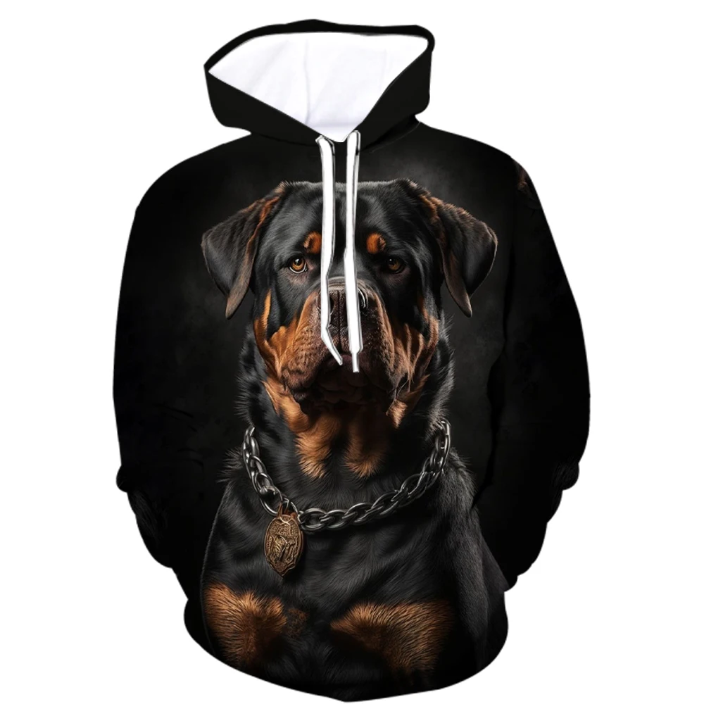 3D Print Cool Dogs Graphic Hoodies Funny Animal Pattern Oversize Comfortable Hooded Clothes Autumn Winter Long Sleeve Unisex Top