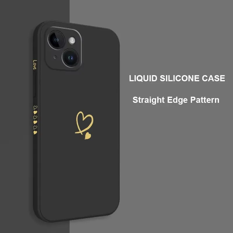 Loxe Heart Pattern Phone Case For Realme 13 Pro Plus Cases Realme 12 11 C67 C65 C61 C63 C55 C51 C35 GT 6 6T Neo 6 SE Soft Cover