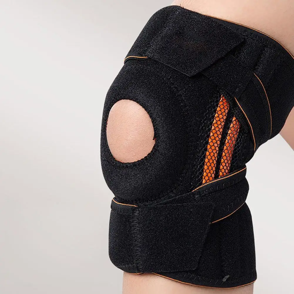 قابل للتعديل دعامة الركبة استقرار ل الغضروف المفصلي المسيل للدموع آلام الركبة ACL MCL إصابة الانتعاش منصات دعم الركبة للرجال النساء 1 قطعة