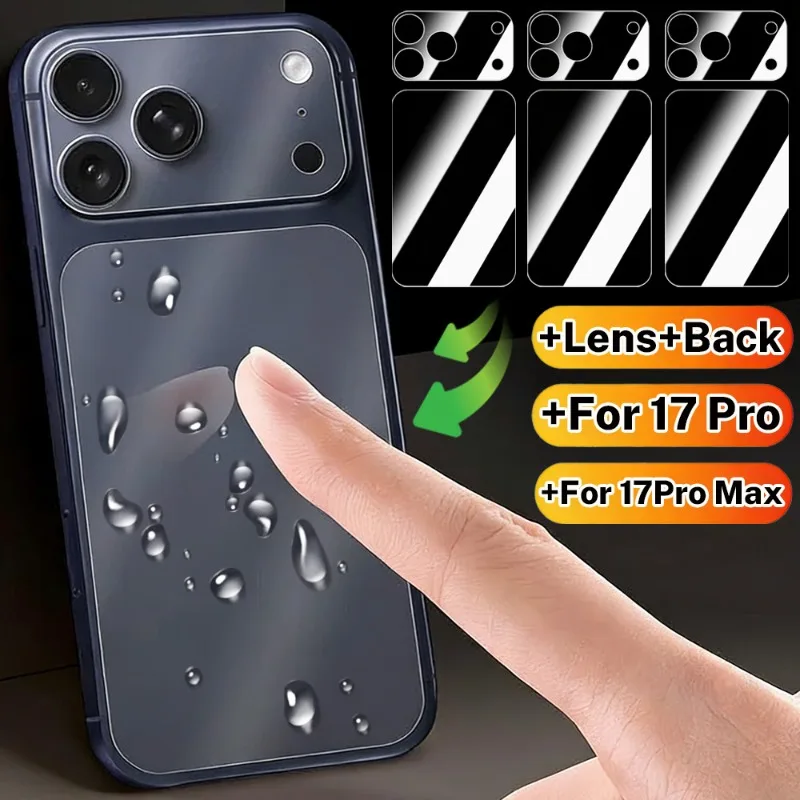 ฟิล์มกันรอยเลนส์กล้องหลังแบบใส HD บางและเบา สำหรับ iPhone 17 Pro Max 17Pro จำนวน 1/2/3 ชุด