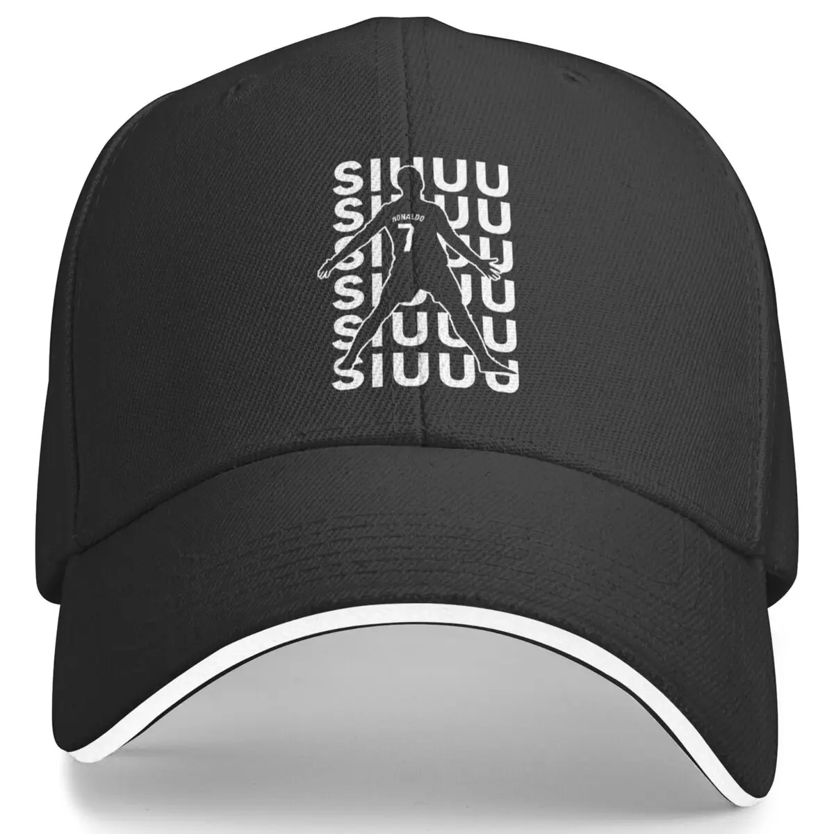 Siuuu CR7 Baseball Cap Ronaldoed Hiking Fishing Adjustable Hip Hop Hats Unisex-Teens y2k Retro Design Baseball Caps