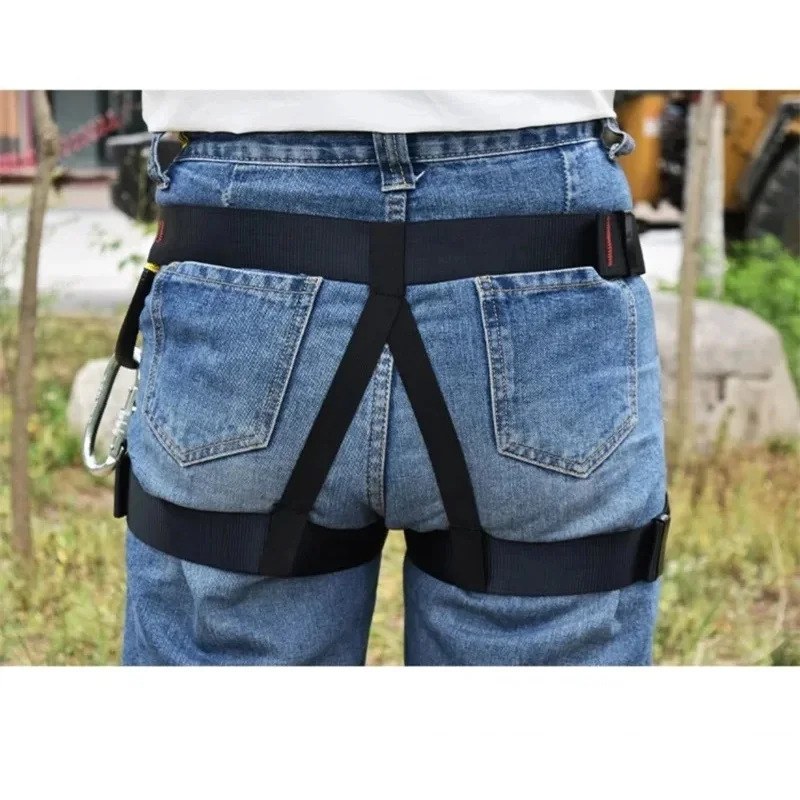 Outdoor Rock Climbing Harness Professional Sports Harnesses Waist Support Half Body Safety Belt Aerial Survival Mountain Tools