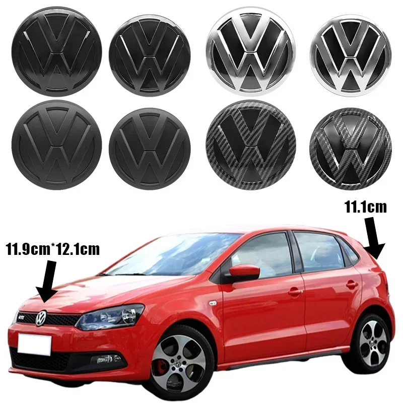 

1 шт. Эмблема-логотип для автомобиля POLO, 122 мм для переднего капота, 110 мм для заднего багажника, для моделей 2014-2018 годов