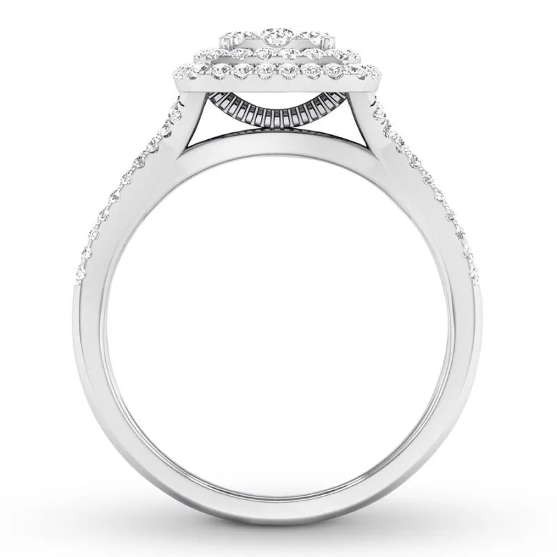 HESHI Diamond Engagement Ring White