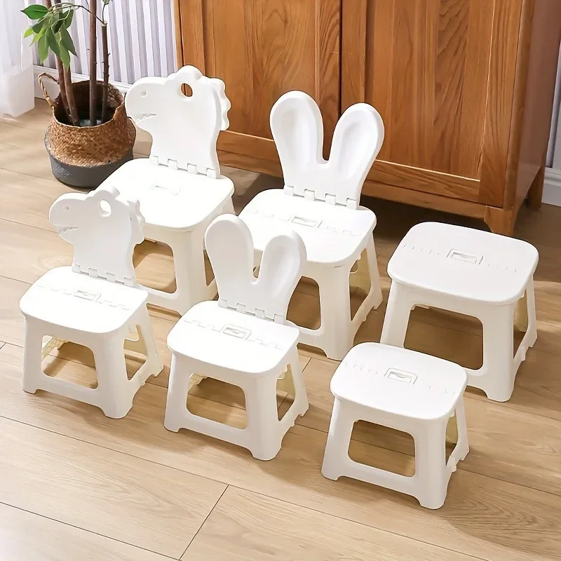 Taburete plegable para niños, Silla de plástico para playa, jardín de infantes, Silla pequeña para acampar para niños, Silla Infantil en