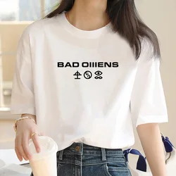 Bad Omens top women harajuku comic manga t-shirts girl designer clothing