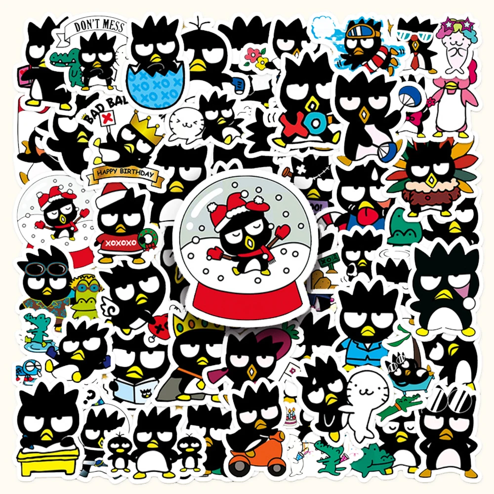 10/30/50pcs Funny Cartoon BadBadtz Maru Stickers for Kids Toy Waterproof DIY Laptop Guitar Scrapbooking PVC Kawaii Anime Sticker