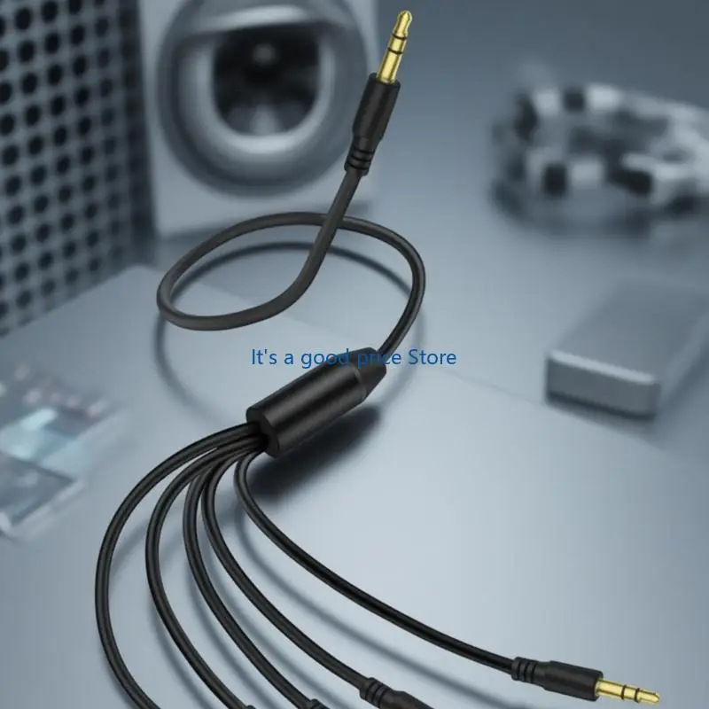 

Multiple Device 3.5mm Sound Splitter Cable Simultaneous Playing for Headphones