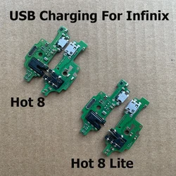 New For Infinix Hot 8 Usb Charging Dock Port Board Usb Charger Connector For Hot 8 Lite Flex Cable