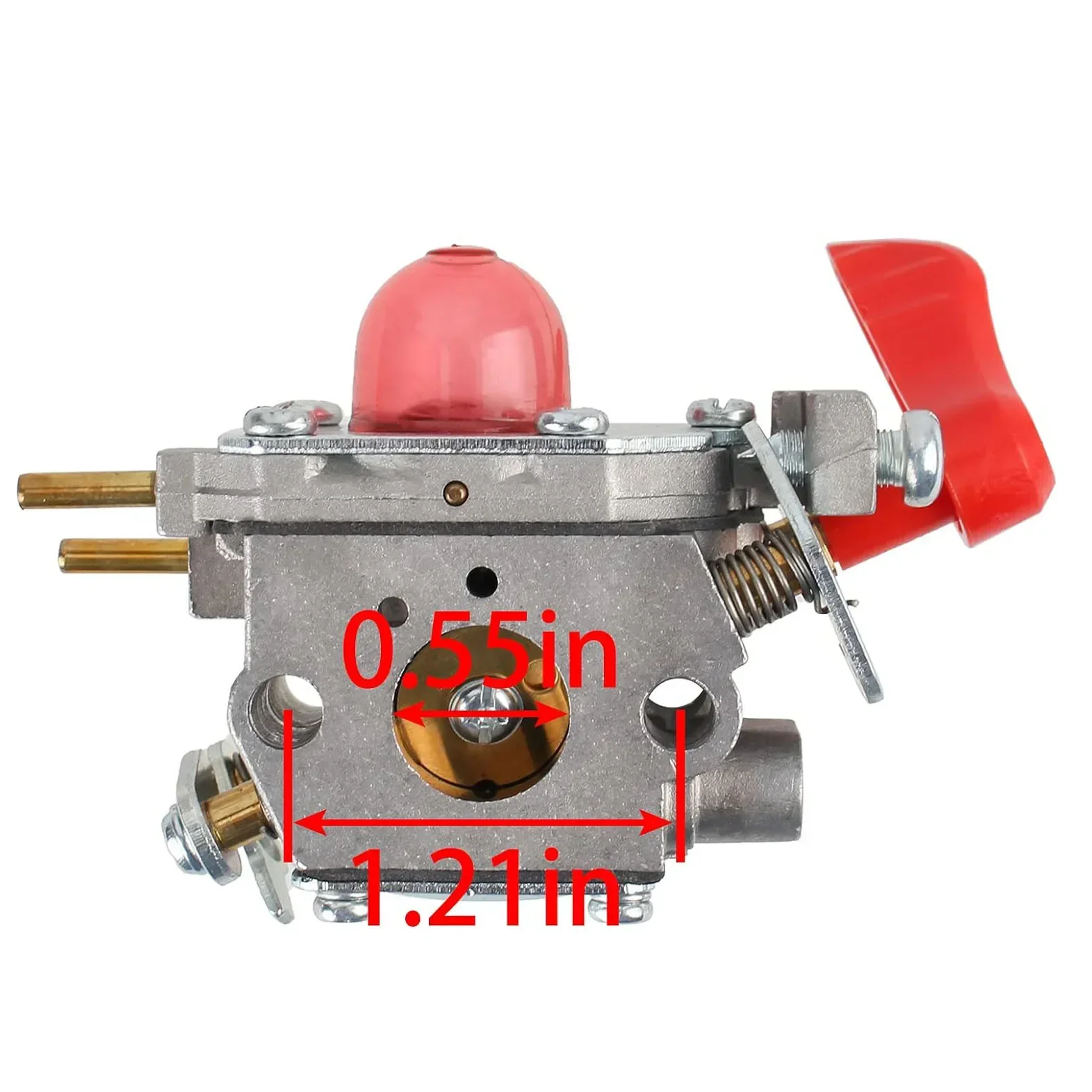 Imagem -03 - Carburador Carb para Husqvarna Gbv345 Ventilador de Folhas C1u-w43 Acessórios de Jardim Peças de Aparador de Cordas Substituição 545081857