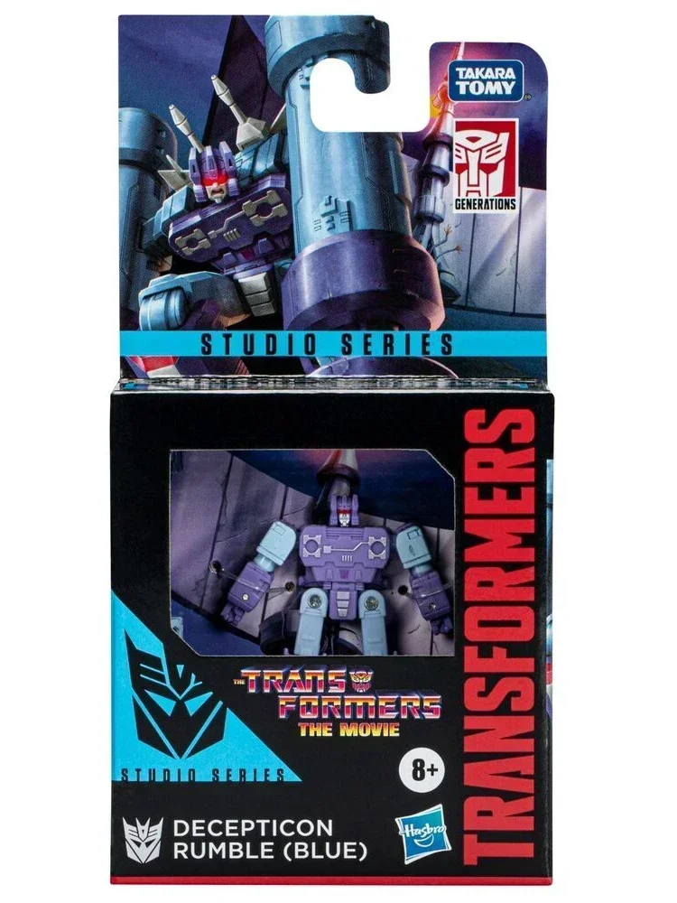 In Stock Transforming toysStudio Series Core Rumble Blue Cassette Tape TF1986 Action Figure Toy Collection Gift