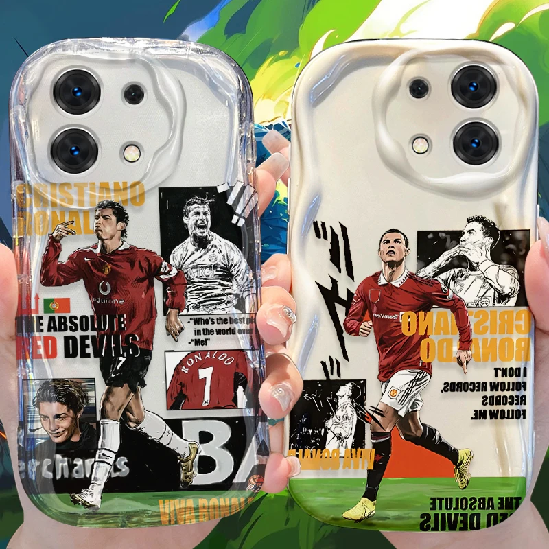 

CR7 Case for Xiaomi Redmi Note 14 13 12 11 10 Pro Plus 5G 9 14C 13C 4G 12C 10C 10S A2 A1 Shockproof Soft Liquid Silicone Cover