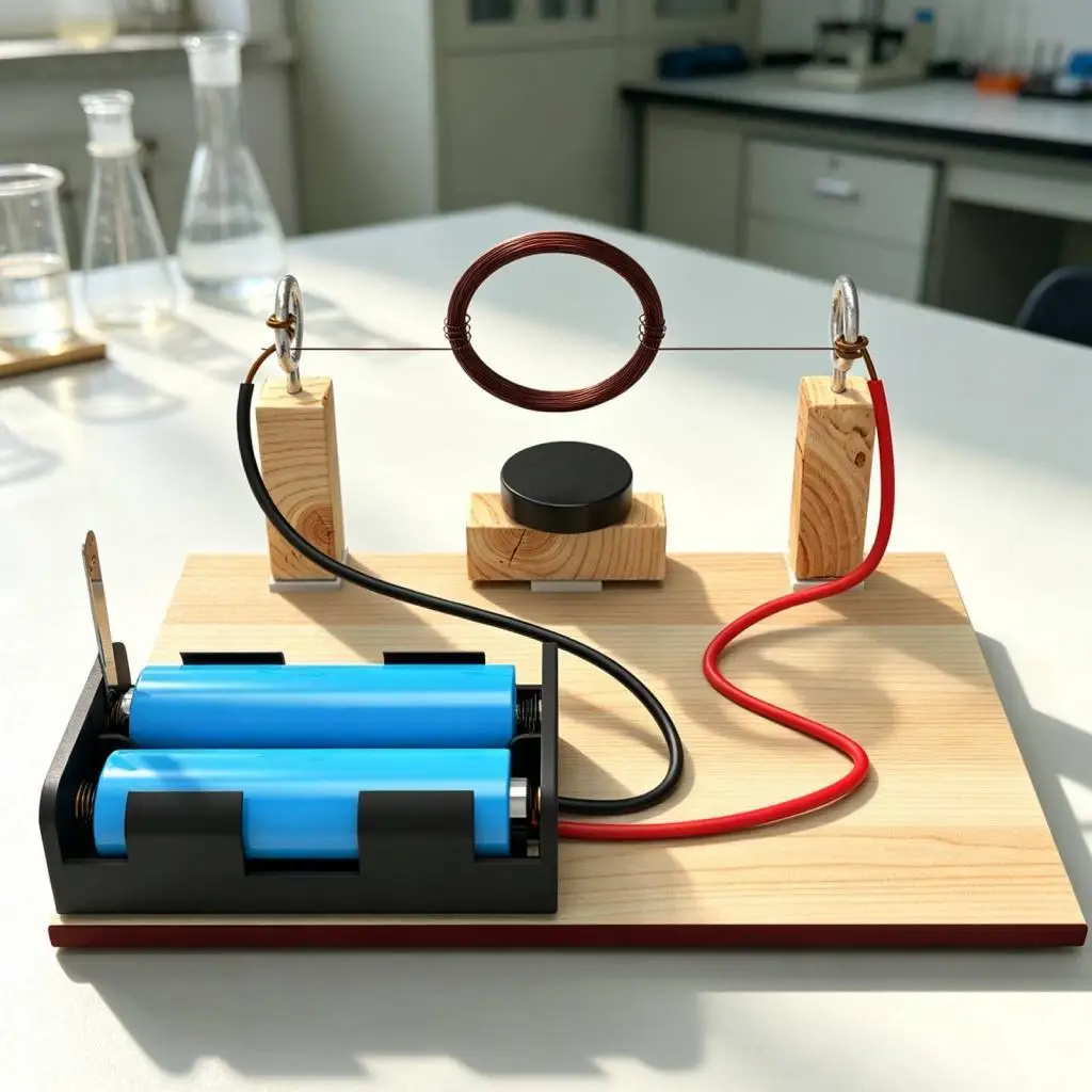 Classroom Science Toy Electric Motor Model Hands on Physics Experiment Kit for School Children Learning