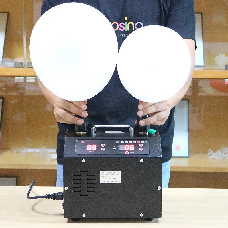 220v Elektrische Pomp Opblaasbare Pomp Machine Helium Draagbare Automatische Blazende Ballon Machine Voetpedaal Type