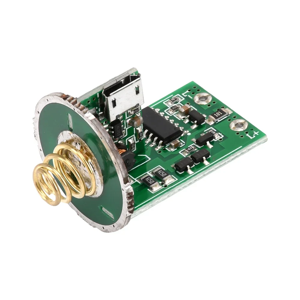 6-8.4V Dual Lithium Drive Board Flashlight Accessories Middle Switch Suitable for Two 18650/26650 Batteries