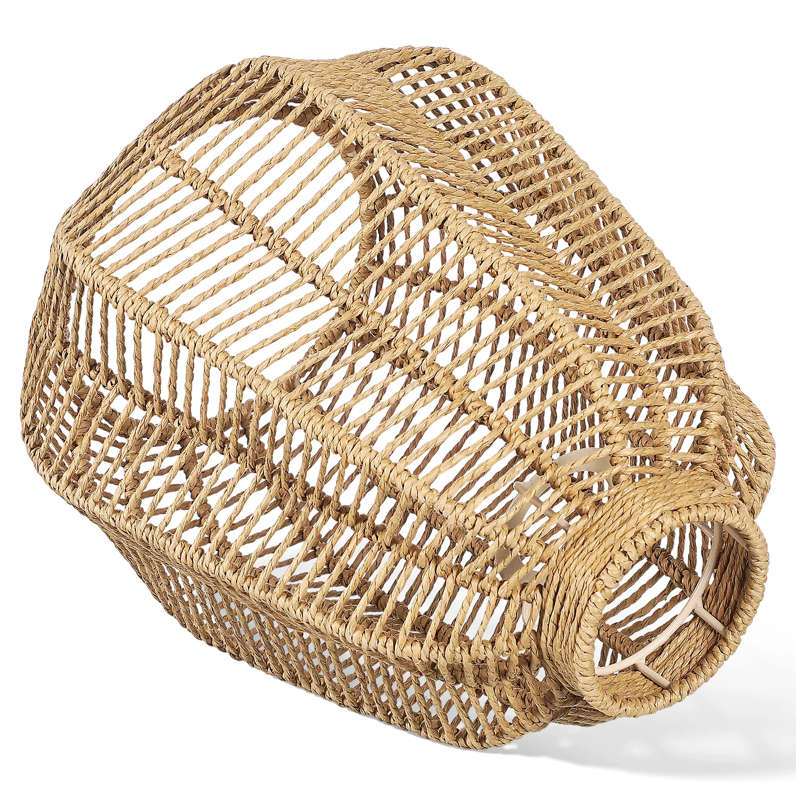 

Плетеный абажур в стиле бохо для подвесного светильника, универсальный, для гостиной, спальни, декоративный аксессуар для освещения, комплектующие для светильников