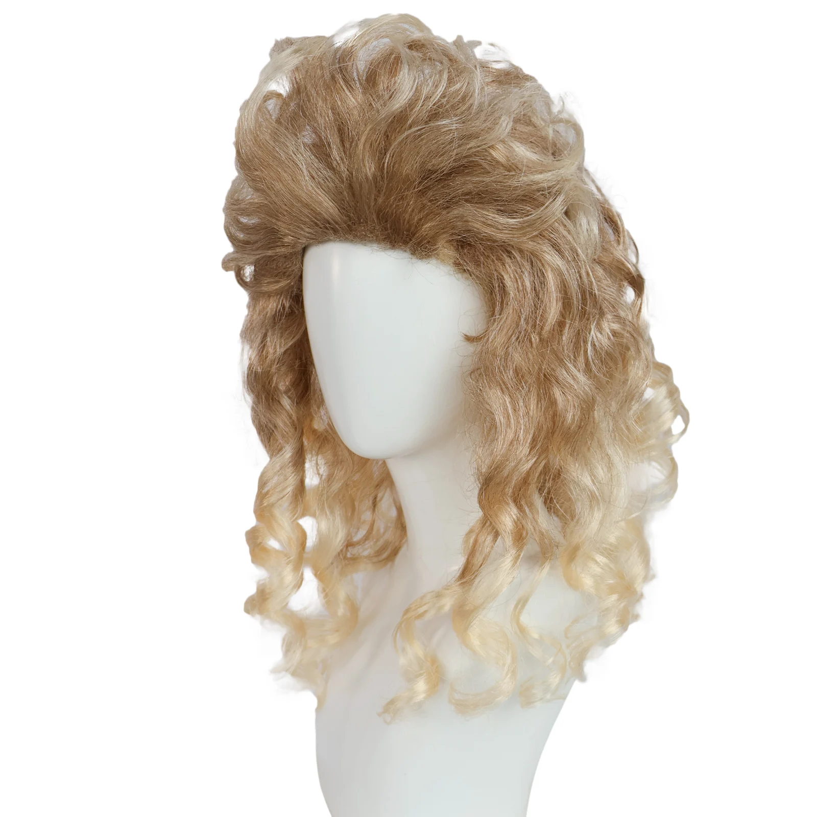 Synthetic Blonde Big Curly Wig - Women'S Fashion Of The 70S recension och pris