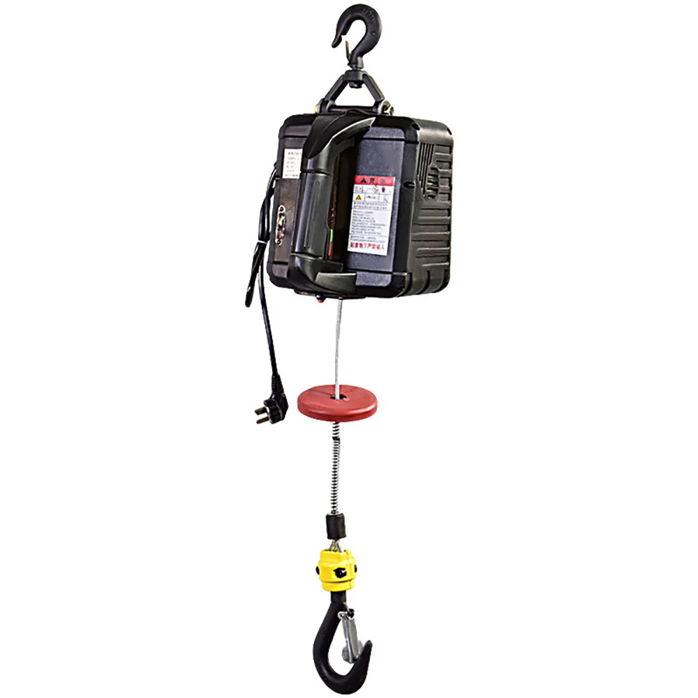 Large 3 in 1 Electric Portable Hoist Winch 7m Lifting height Rope hoist 1500W Rope hoist 1100lbs Hoist Winch