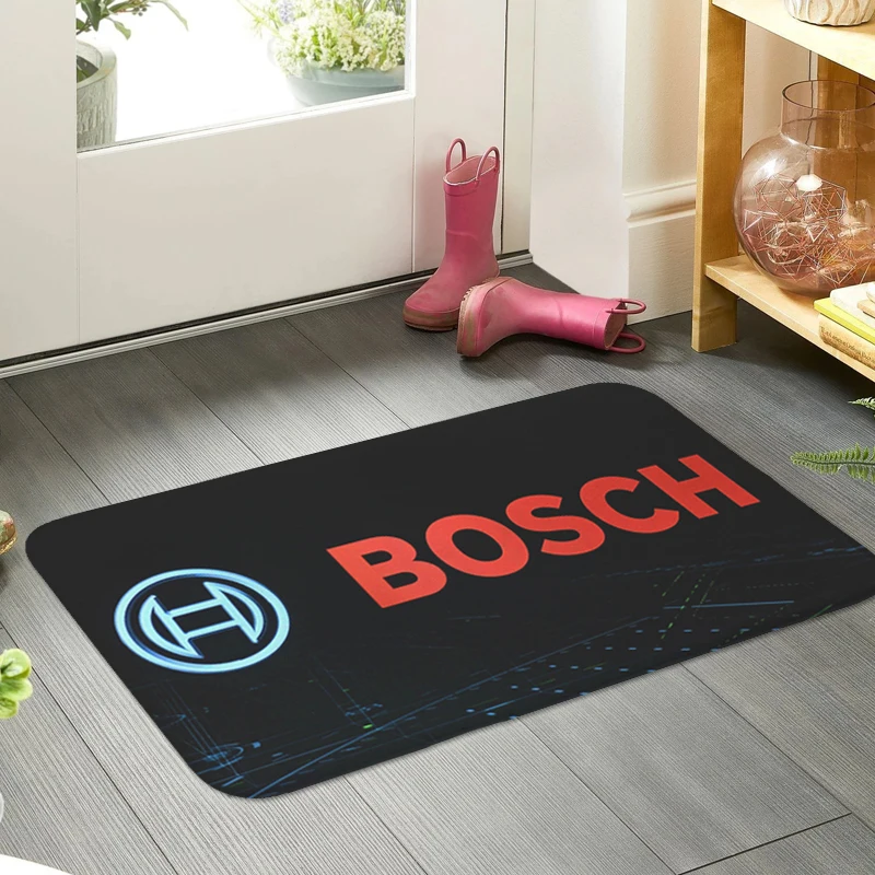 Entrance Door Doormat T-Boschs Living Room Floor Carpet Kitchen Hallway Bathroom Foot Mat Slip-resistant Balcony Bedroom Rug