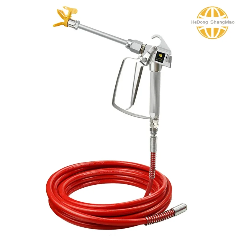 3600PSI Airless Paint Spray Gun High Pressure 517 TIP Swivel Joint Extension Rod Pole Paint Spray Hose 26 Feet Diameter 1/4 inch