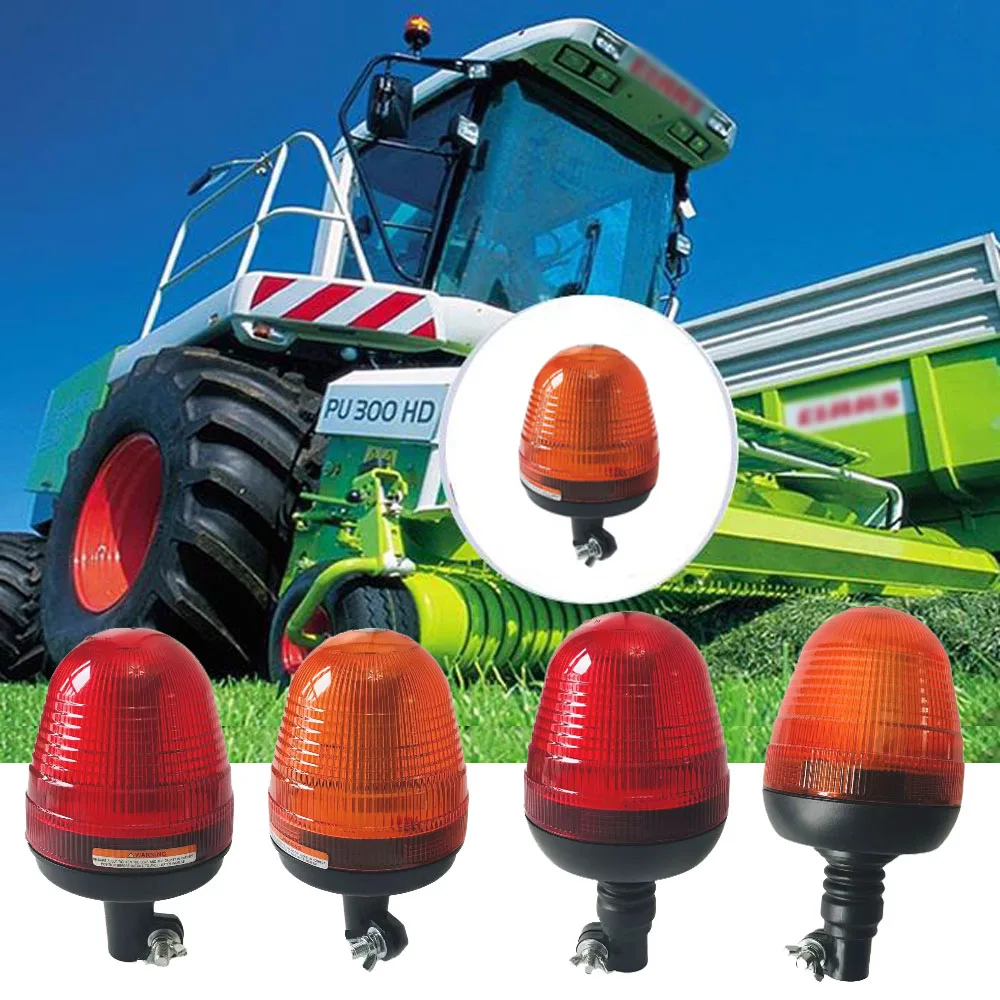 12-24V Without Wires Led Beacon Light -Revolving Light For Tractor Mower Combine Harvester Engineering Vehicle