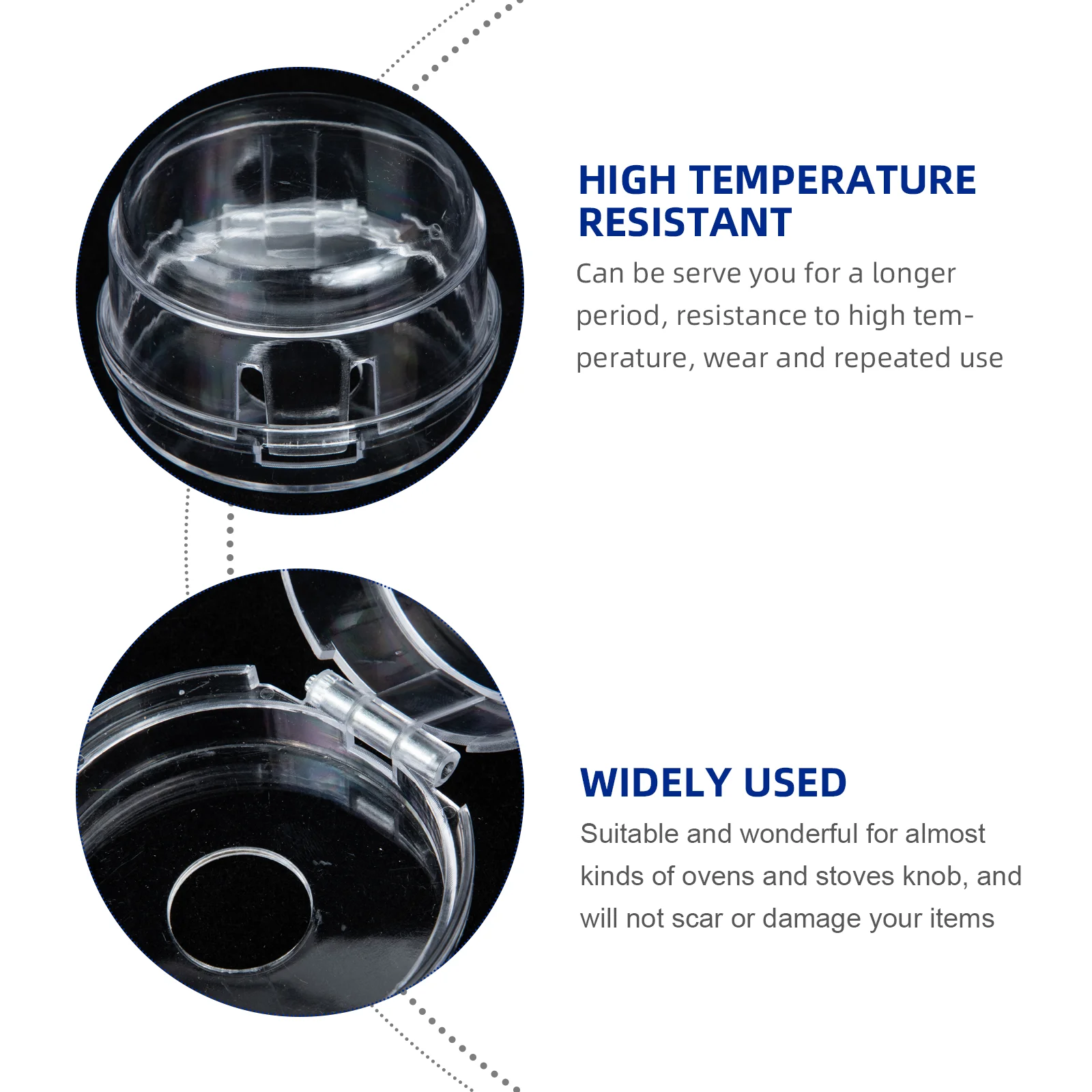 5 ชิ้นลูกบิดเตาครอบคลุมแก๊สล็อคความปลอดภัย Universal เด็กป้องกันสําหรับเตาย่างอุปกรณ์เสริมความปลอดภัยสูง