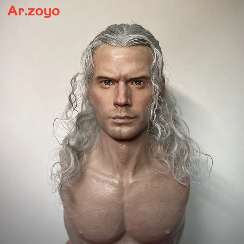 

XT001 1:6 Scale Henry Head Sculpt Hair Transplant Cavill For 12 Inch Male Soldier Action Figure Body Dolls Collection