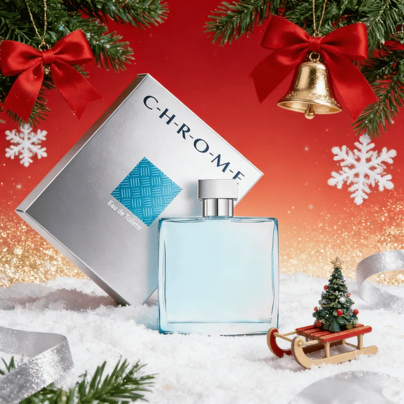 

Chrome men Eau De Toilette Spray 3.38 oz Fragrant citrus notes Long-lasting fragrance