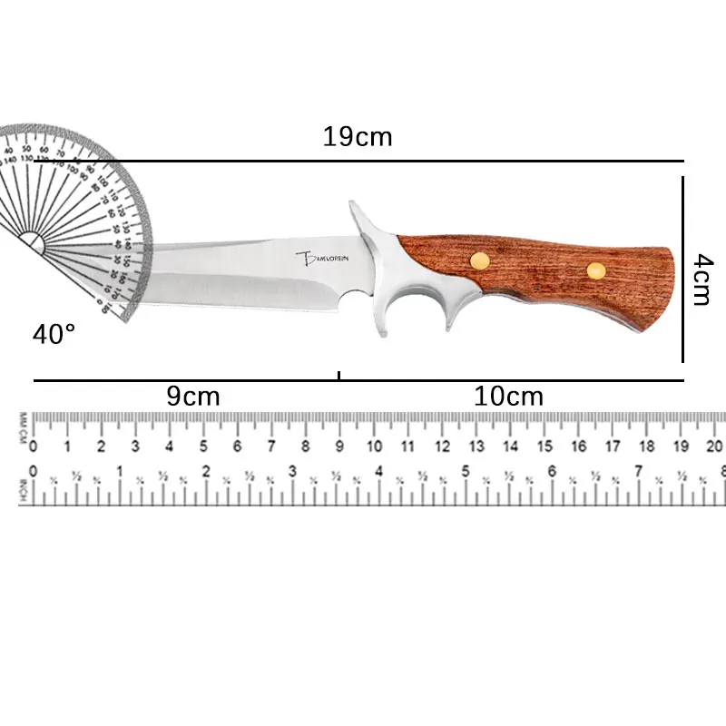 Outdoor Camping Multifunctional Straight Knife High Hardness Outdoor Knife Small Straight Knife Stainless Steel Fruit Knife