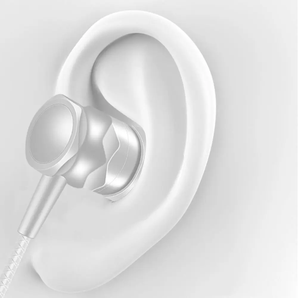 Portable 3.5mm In-ear Headphones in Ear High Definition Earphone Noise Canceling Deep Bass Music Earphones