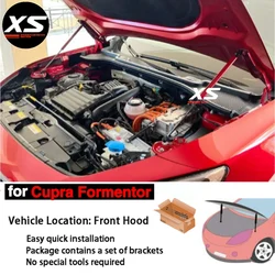 Hood Struts Kit For Cupra Formentor 2020 2021 2022 2023 2024 2025 Modify Front Bonnet Cylinders Lift Support Shocks Damper Rods