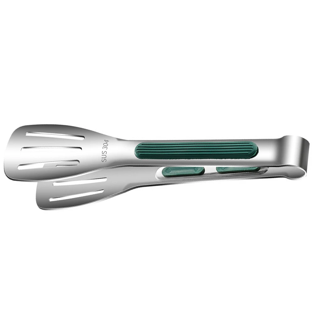 

Stainless Steel Food Tongs Anti Scalding Cooking Clip for Barbecue Grilling Steak Silicone Grip Outdoor BBQ Tool Kitchen