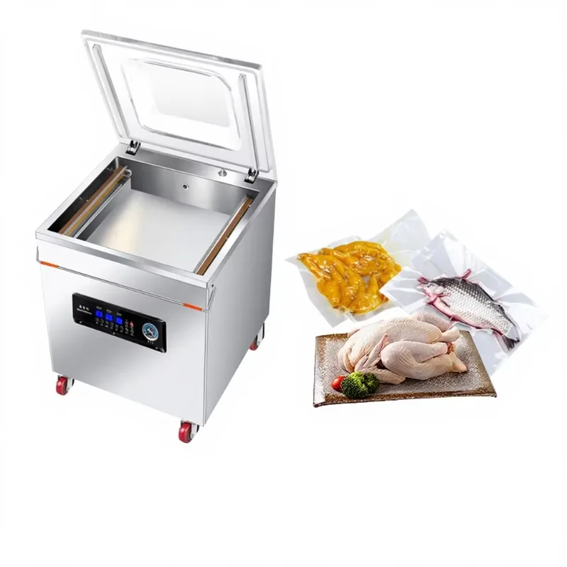 

【Best-selling】Commercial Industrial Automatic Vacuum Sealing Machine Model 420 For Fresh Meat Fish And Vegetables Made In China