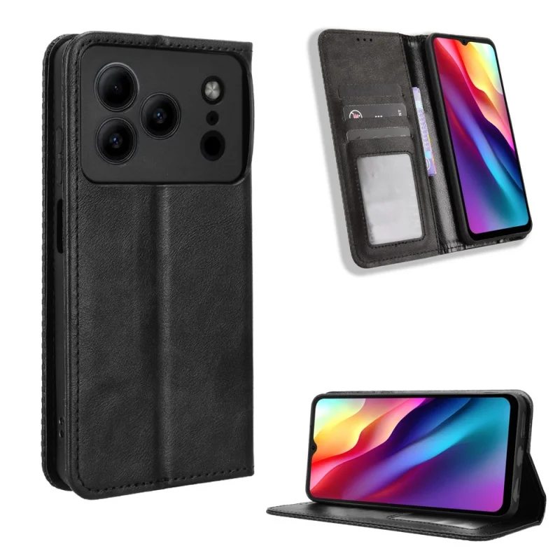 For Doogee Note 56 Plus Case Premium Leather Wallet Leather Flip Case For Doogee Note56 / Note 56 Pro Phone Case