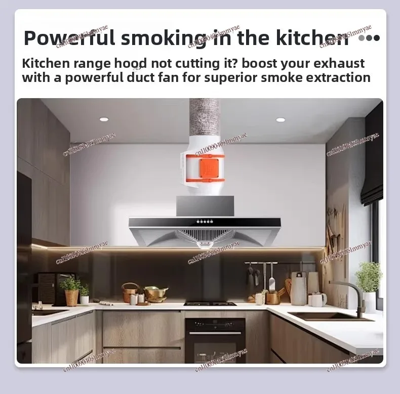 Silent two-way fresh air fan Billiards hall fresh air system Household ventilator Duct exhaust