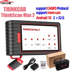 Thinkcar Thinktool Thinkscan Max Max2 OBD2 Scanner Professional Full System OBD2 Diagnostic Tool Car Scanner ECU Coding OBD