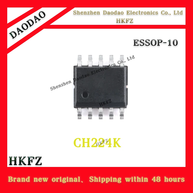 10Pcs CH224K ESSOP-10 USB interface IC chip is new and original