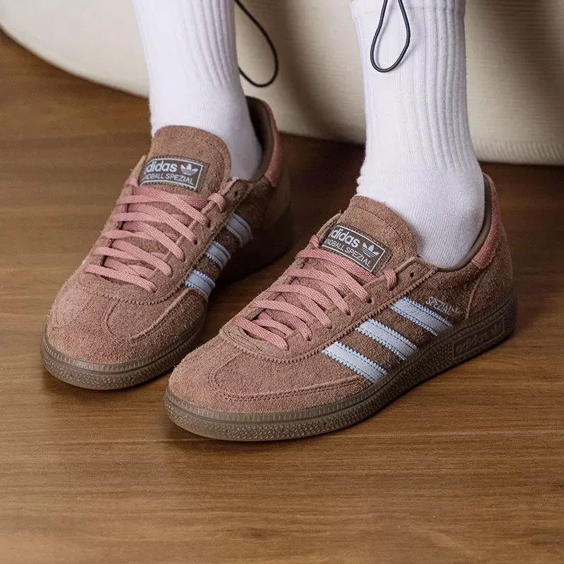 Adidas Women's SPEZIAL Retro Textured Leather Low-top Casual Sports Shoes - Durable IH1503