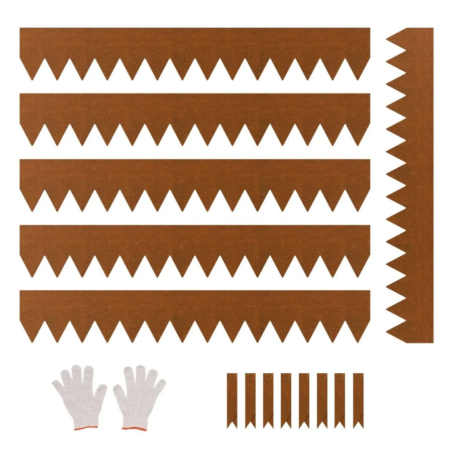 

Steel Landscape Edging 6 Packs 40x6in WeatherResistant Garden Edging Border