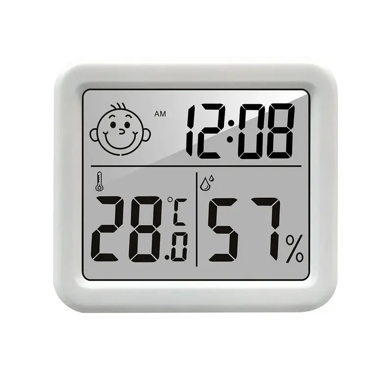 Medidor Digital de temperatura y humedad LCD, retroiluminación, higrómetro electrónico para interiores, termómetro, estación meteorológica, habitación de bebé