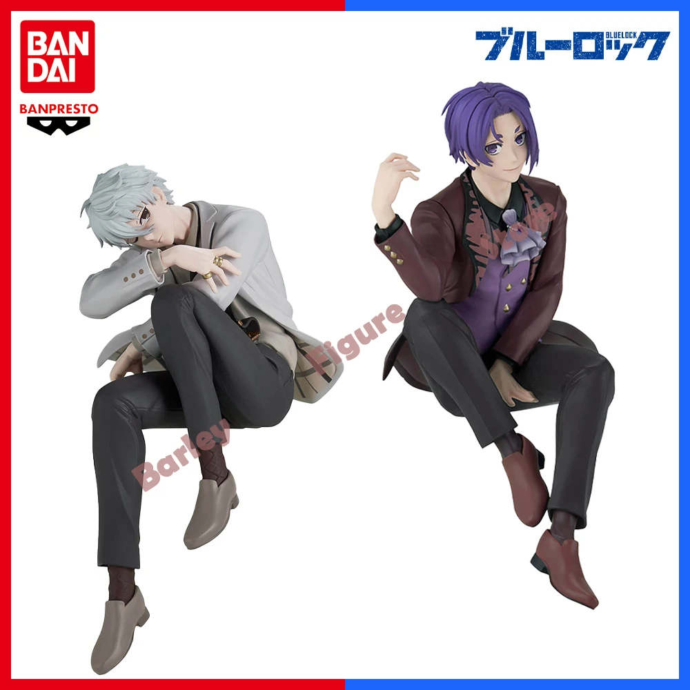 

В наличии BANDAI оригинальная фигурка BANPRESTO BLUE LOCK со вкусом Наги Сейширо Микаге Рео ПВХ аниме фигурка модель Коллекционные игрушки куклы