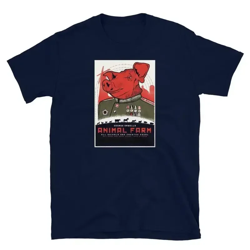 Animal Farm George Orwell 1984 Some Are More Equal T Shirt