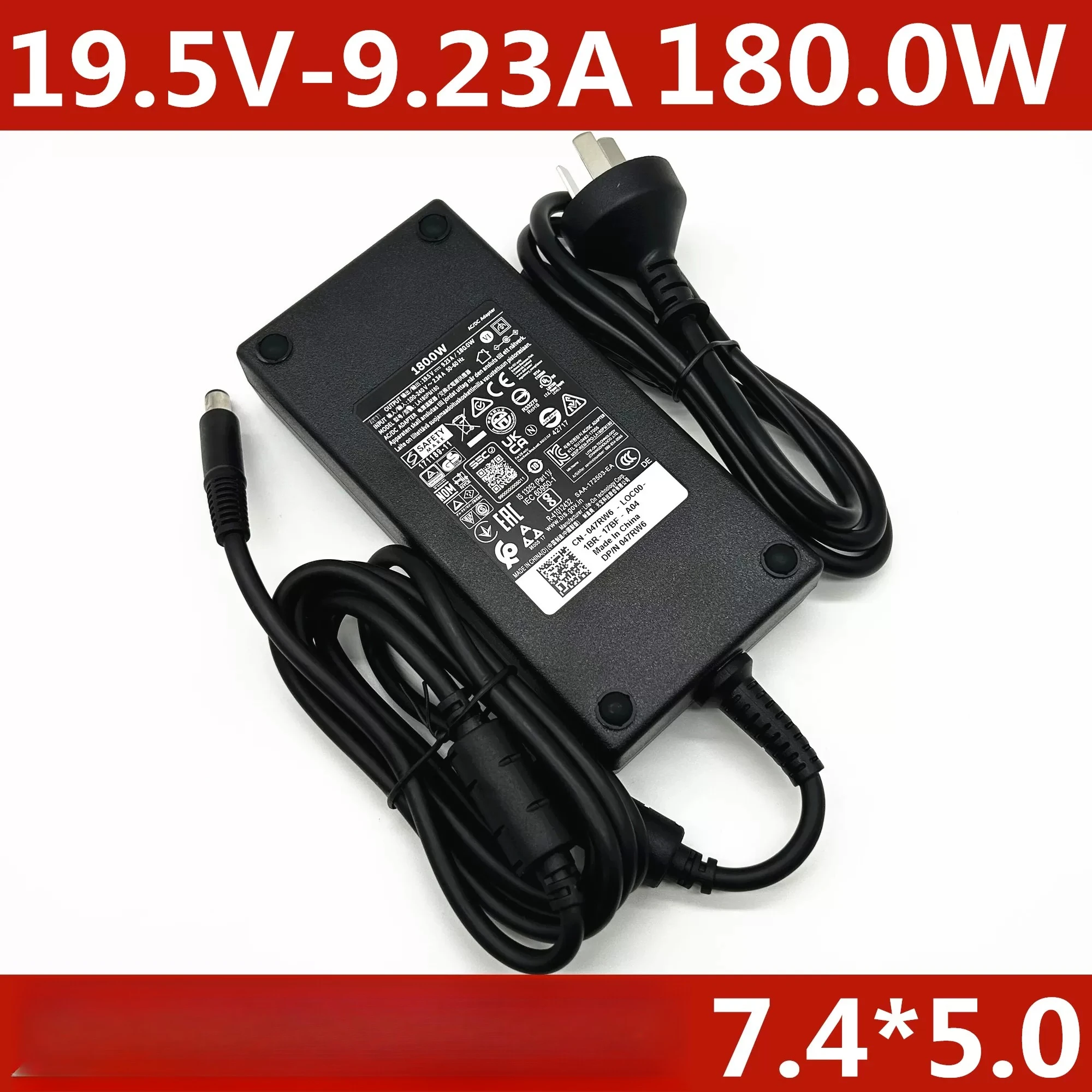 For, Dell Alien G3 3590 G7 3779 180W Power Adapter 19.5V9.23A Charger