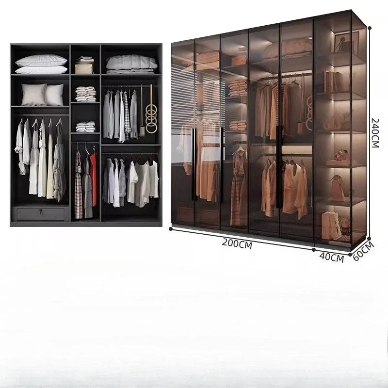 الحديثة خزائن غرف النوم الرخيصة أدراج للملابس أثاث للخزائن المفتوحة غرف الملابس أدراج الصدر منظم الخزانة #6