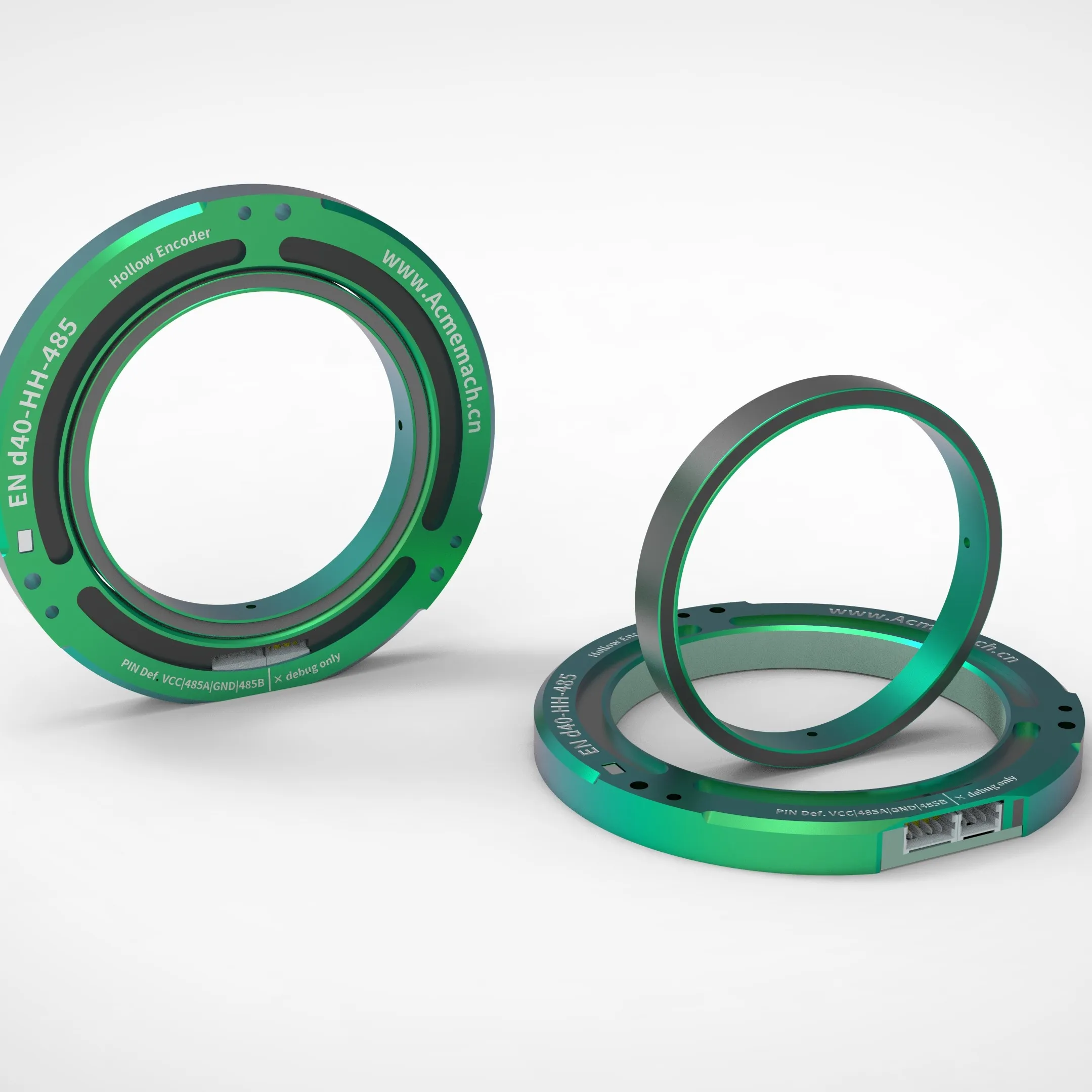 D10 high-precision non-contact electromagnetic single-turn absolute hollow encoder