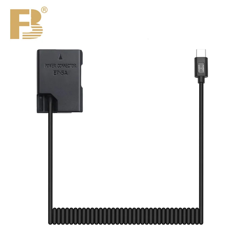 FB EN-EL14 Dummy Battery USB Type-C Power Adapter Kit for Nikon D3100 D3300 D3500 D5100 D5500 D5600 D7100 D7700 P7700 P7800