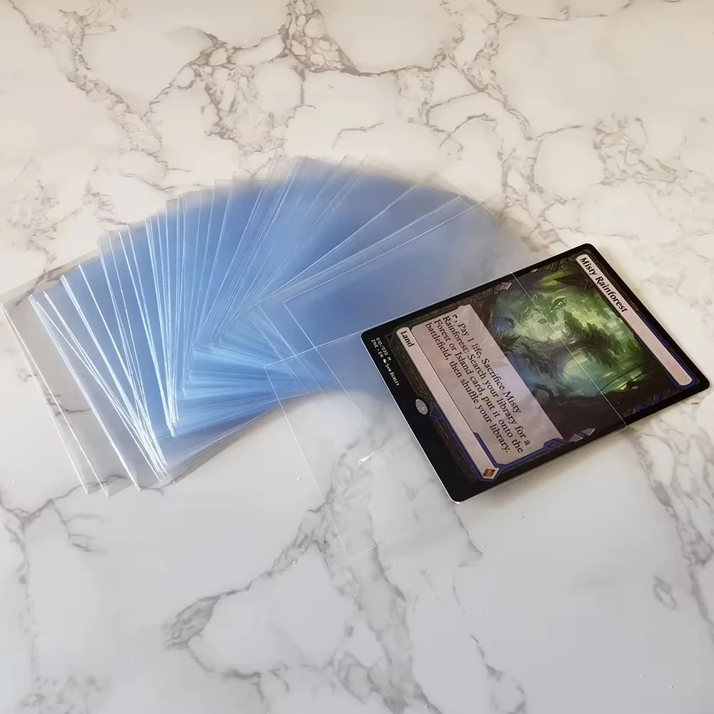 Black Lotus Acid Free Transparent Perfect Fit Cards Sleeves Perfect Size  Clear Inner Card Cover for MGT/PKM/LOR/STAR 64.5x89mm - AliExpress 18