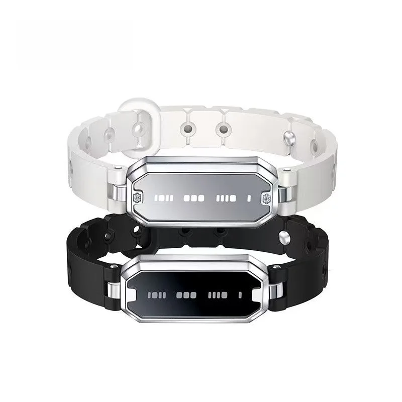 

2026 Latest Couple Remote Touch Luminous Vibration Bracelet, Long Distance Love Gift Smart Ring Watch Love Bracelet