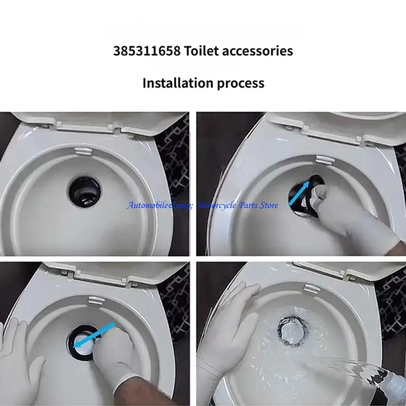 H7BD Easy Install Toilet Flange Seal Replacements 385311658 Silicone Waste Seal Long Lasting Suitable for 300 310 Series